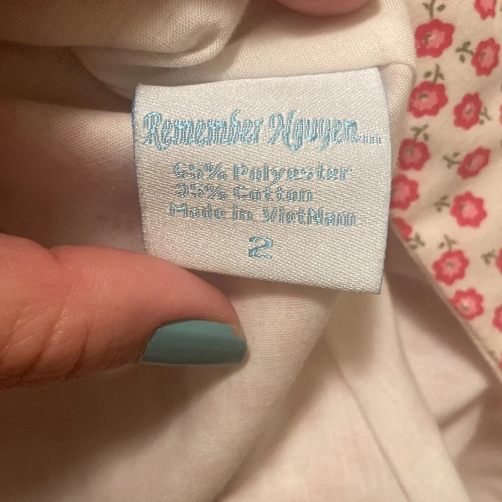 Gentle used flower slip dress‎